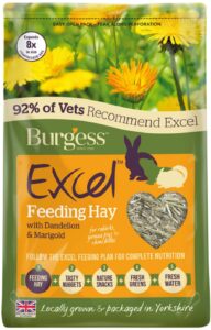 Burgess Excel Feeding Hay with Dandelion and Marigold