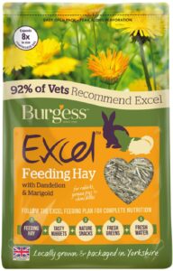 Burgess Excel Alimentação Feno com dente-de-Leão e Marigold